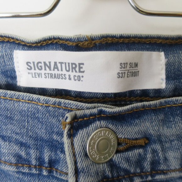 Signature By Levi Strauss S37 Slim Mens Jeans 38W x 32L - Picture 7 of 8